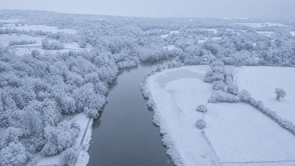 The English countryside — winterized